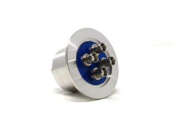 Hermetic Coaxial Feedthrough with QF50 Flange Hermetic coaxial feedthrough with QF50 flange and four BNC connections