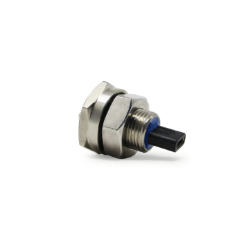 Compact Hermetic USB Assembly USB-C hermetic bulkhead connector with small jamnut design