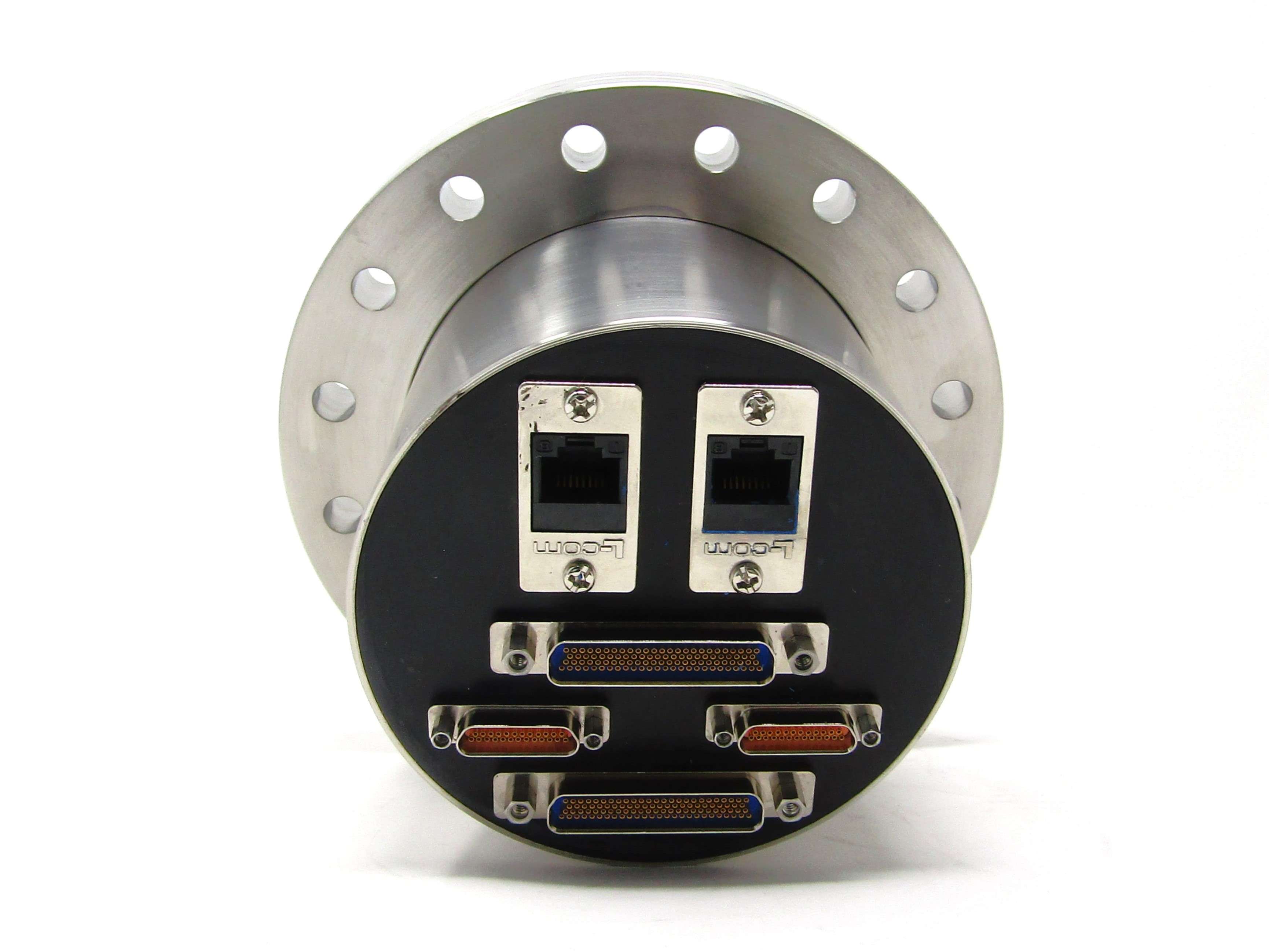 CF electrical feedthrough with D-sub and RJ45 ethernet connectors