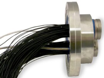 CF Connector-to-Wire Feedthrough Hermetic CF connector to wire feedthrough