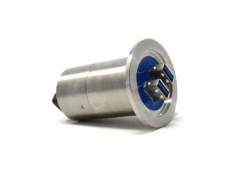Dual USB Hermetic Feedthrough with KF flange Hermetic USB feedthrough with two USB-A connectors in KF type flange