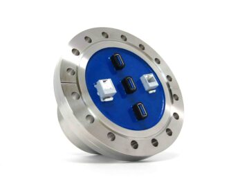 CF hermetic feedthru USB/CAT6 CF hermetic feedthrough featuring both USB and CAT6