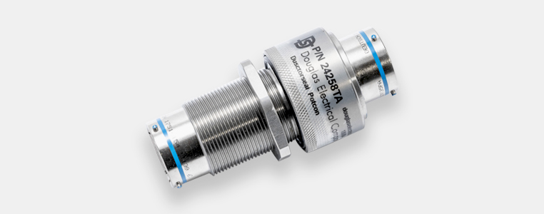 PotCon hermetic bulkhead connector with face seal