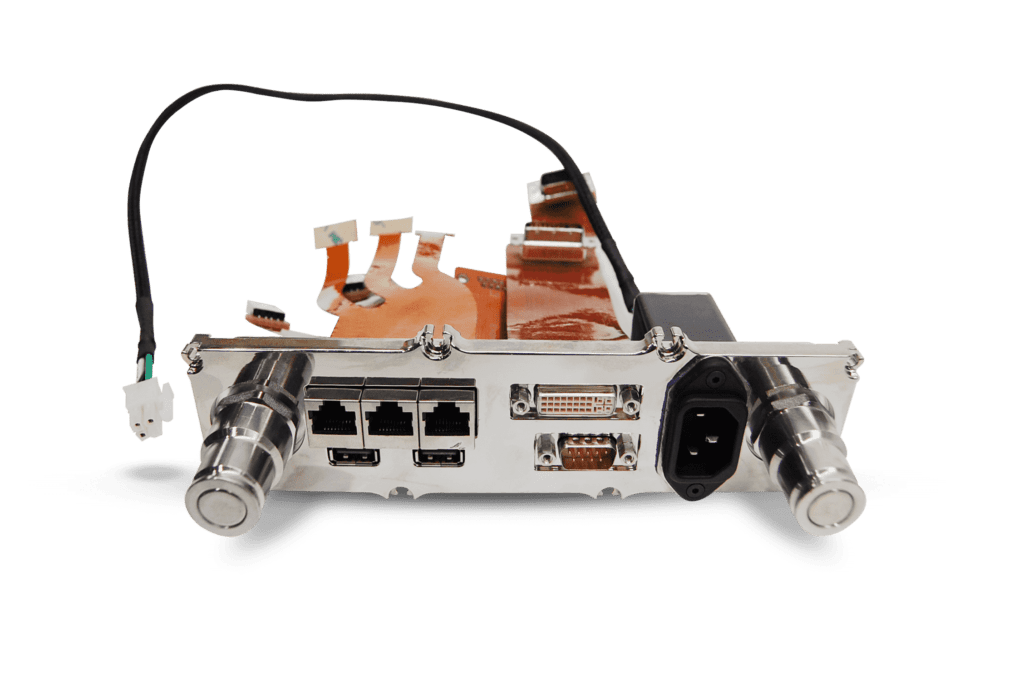 Custom electronics sealed with integral flex circuits