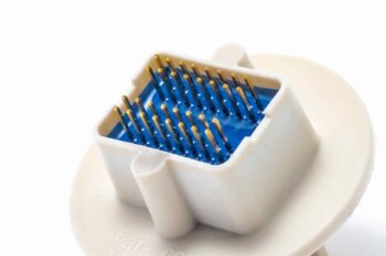 Hermetically Sealed Plastic Connector customized plastic connector with integral pins for pressure application