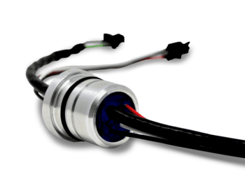 Radial O-ring Wire Feedthru Hermetically sealed wire feedthrough with integral connectors