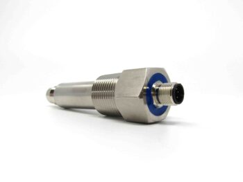 Hermetic 6 position M8 plug to receptacle feedthrough with 3/4" NPT threaded connection Hermetic M8 feedthrough with NPT threaded connection