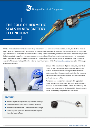 The Role of Hermetic Selas in New Battery Technology